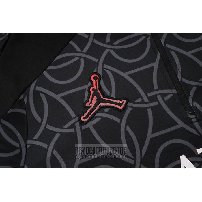 Chandal de Sudadera del Paris Saint-Germain Jordan Nino 2024-2025 Negro